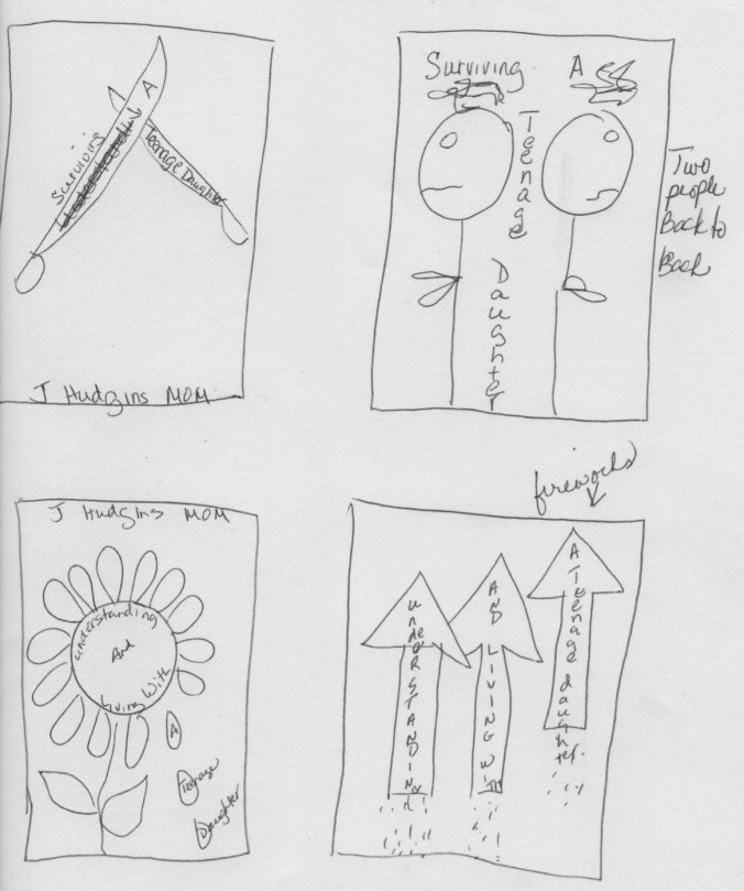 sketches for blank book